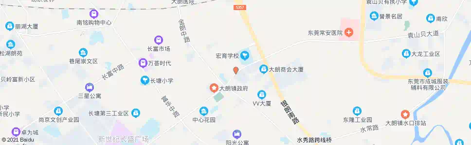 东莞美景路路口_公交站地图_东莞公交_妙搜公交查询2025