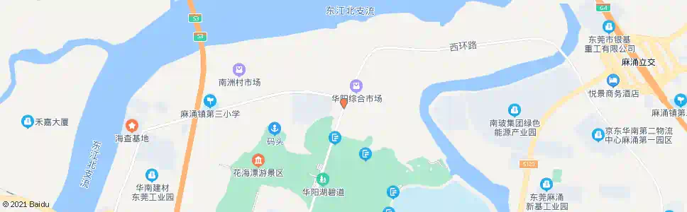 东莞华阳村_公交站地图_东莞公交_妙搜公交查询2025