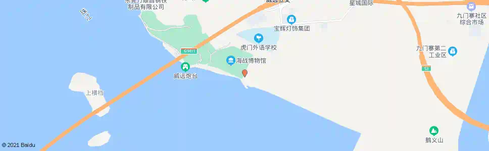 东莞威远海战馆_公交站地图_东莞公交_妙搜公交查询2025
