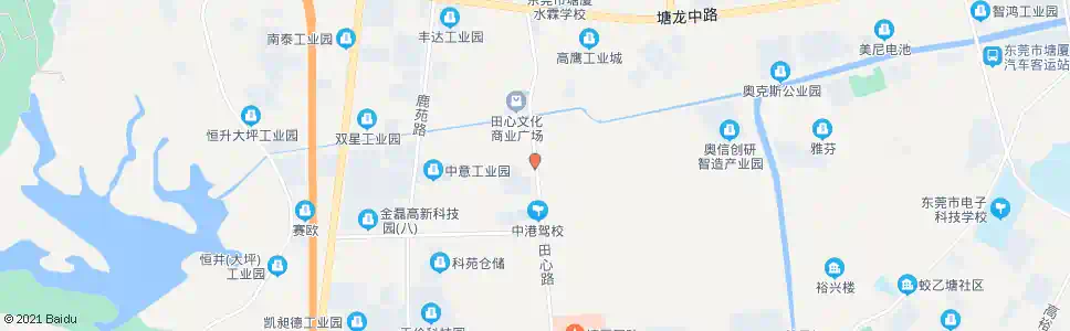 东莞田心安康卫生站_公交站地图_东莞公交_妙搜公交查询2025