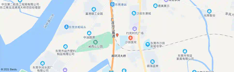 东莞沙田公安分局_公交站地图_东莞公交_妙搜公交查询2025