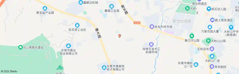 东莞大片美大鼎厂_公交站地图_东莞公交_妙搜公交查询2025