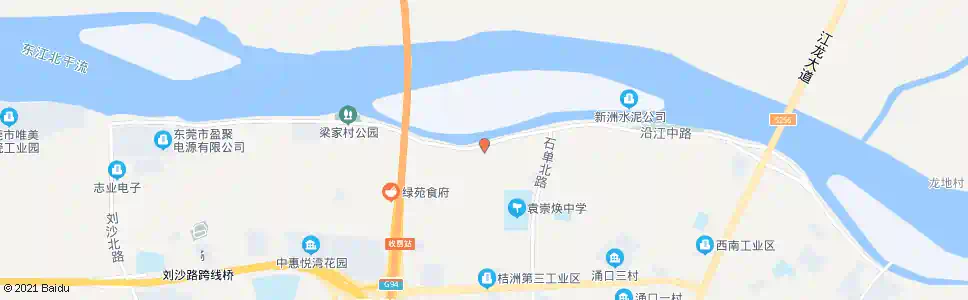 东莞江兴街_公交站地图_东莞公交_妙搜公交查询2025