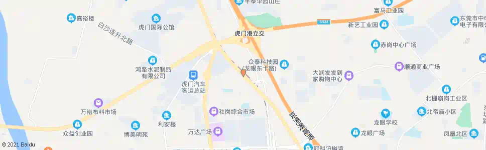 东莞博涌路口_公交站地图_东莞公交_妙搜公交查询2025