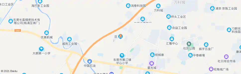 东莞利氏工业区_公交站地图_东莞公交_妙搜公交查询2025