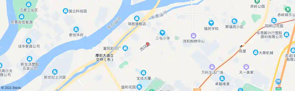 东莞企联路_公交站地图_东莞公交_妙搜公交查询2025