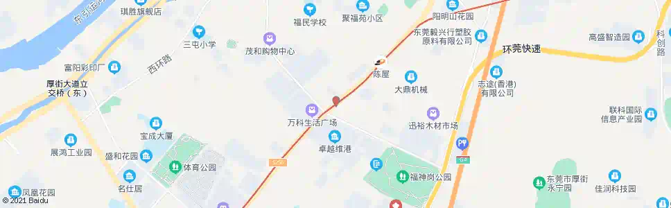 东莞道滘路口_公交站地图_东莞公交_妙搜公交查询2025