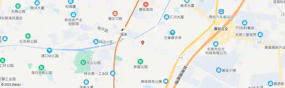 东莞新屋站_公交站地图_东莞公交_妙搜公交查询2025