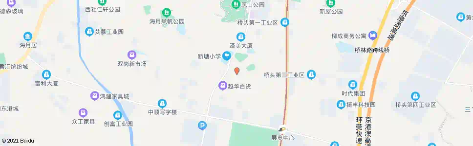 东莞新塘村委会_公交站地图_东莞公交_妙搜公交查询2025