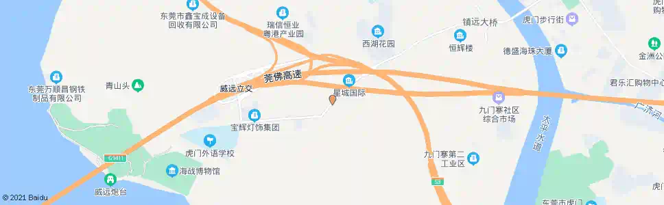 东莞南面牌坊_公交站地图_东莞公交_妙搜公交查询2025