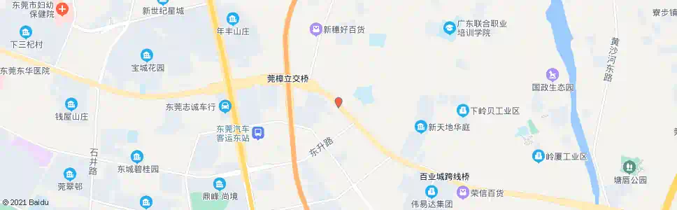 东莞横坑北_公交站地图_东莞公交_妙搜公交查询2025