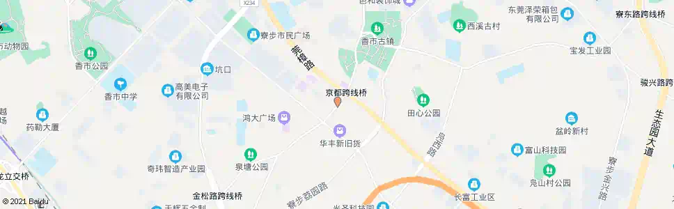 东莞大朗天桥_公交站地图_东莞公交_妙搜公交查询2025