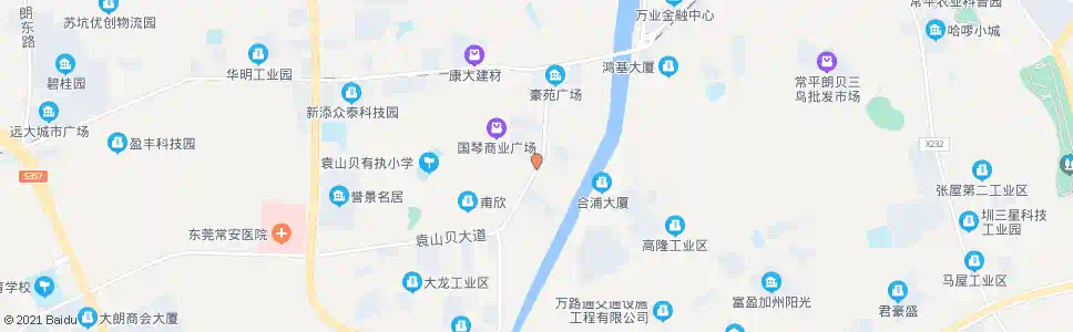 东莞好意佳_公交站地图_东莞公交_妙搜公交查询2025