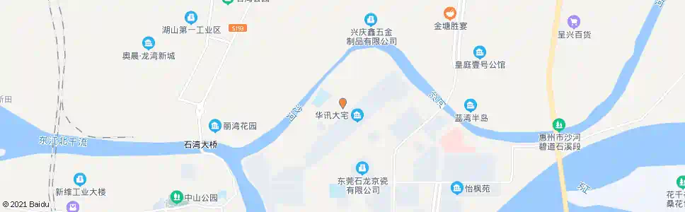 东莞欧仙院_公交站地图_东莞公交_妙搜公交查询2025