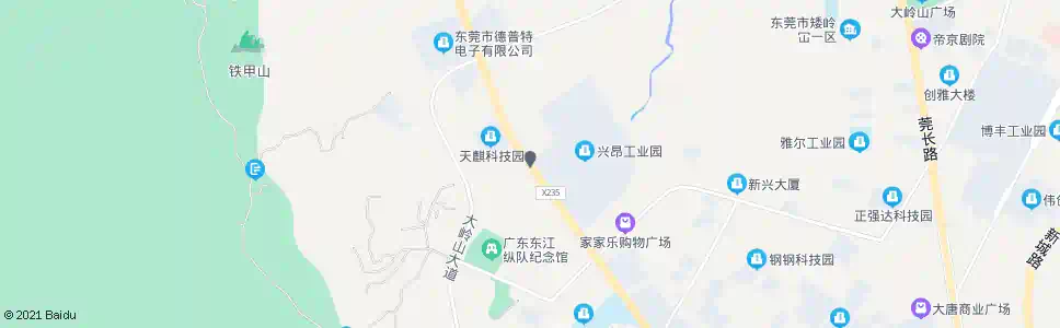 东莞东纵纪念馆(兴昂鞋厂)_公交站地图_东莞公交_妙搜公交查询2025