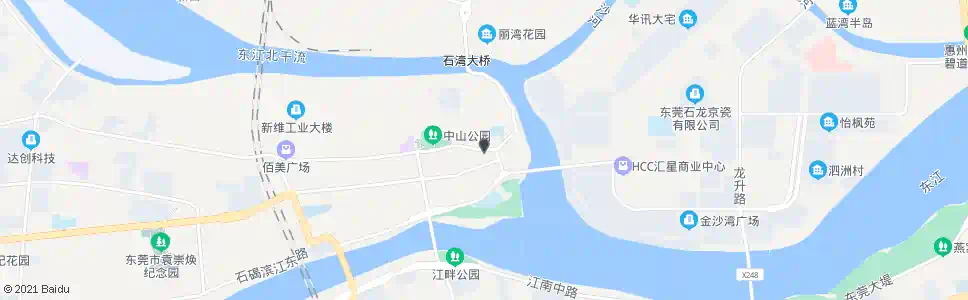 东莞东发大街_公交站地图_东莞公交_妙搜公交查询2025