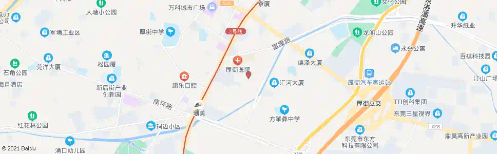 东莞格林汽修厂_公交站地图_东莞公交_妙搜公交查询2025