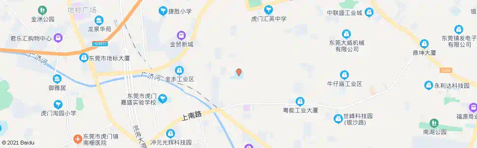 东莞中天小学_公交站地图_东莞公交_妙搜公交查询2025