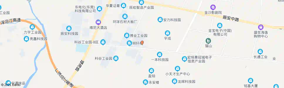 东莞优山厂_公交站地图_东莞公交_妙搜公交查询2025