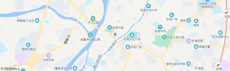 东莞可园首末站_公交站地图_东莞公交_妙搜公交查询2025