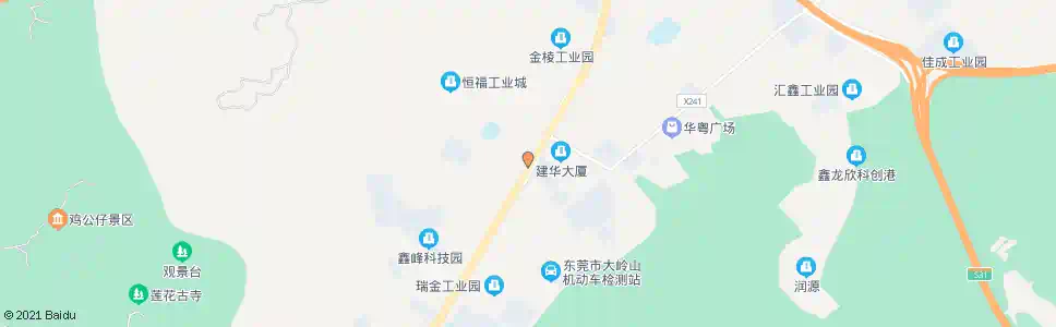 东莞颜屋路口_公交站地图_东莞公交_妙搜公交查询2025