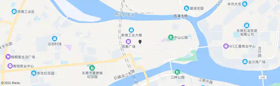 东莞新春市场(大华广场)_公交站地图_东莞公交_妙搜公交查询2025