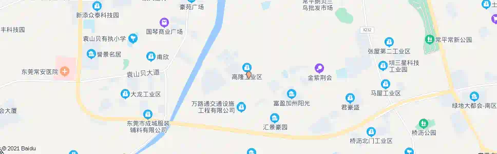 东莞健丰厂_公交站地图_东莞公交_妙搜公交查询2025