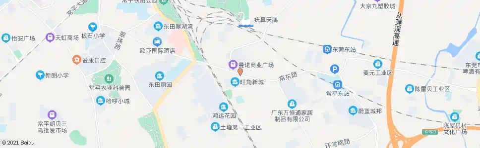 东莞土塘村口_公交站地图_东莞公交_妙搜公交查询2025