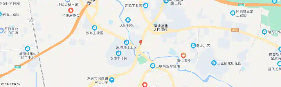 东莞清溪路口(凤岗)_公交站地图_东莞公交_妙搜公交查询2025