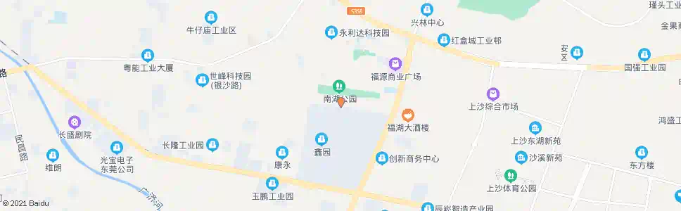 东莞江南南街_公交站地图_东莞公交_妙搜公交查询2025