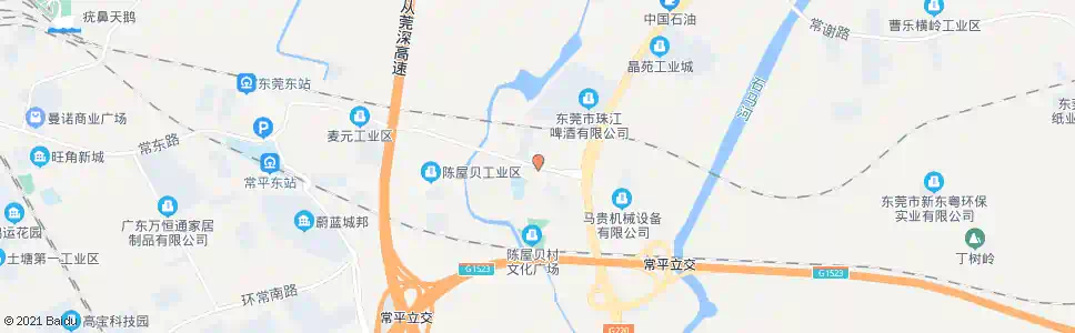 东莞陈屋贝村口_公交站地图_东莞公交_妙搜公交查询2025