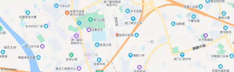 东莞东洋电子厂_公交站地图_东莞公交_妙搜公交查询2025