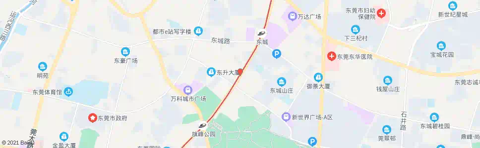 东莞东城工商分局_公交站地图_东莞公交_妙搜公交查询2025