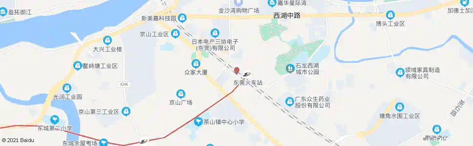 东莞新长山_公交站地图_东莞公交_妙搜公交查询2025