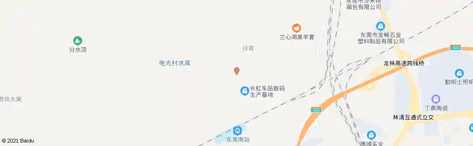 东莞电光村路口_公交站地图_东莞公交_妙搜公交查询2025