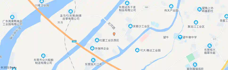 东莞杜屋路口_公交站地图_东莞公交_妙搜公交查询2025