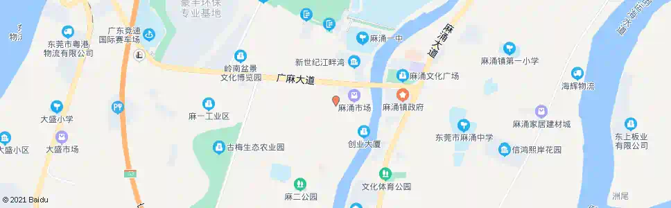 东莞古梅南_公交站地图_东莞公交_妙搜公交查询2025