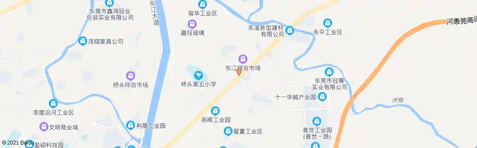 东莞东江派出所_公交站地图_东莞公交_妙搜公交查询2025