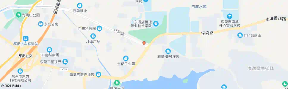 东莞汀环路口_公交站地图_东莞公交_妙搜公交查询2025