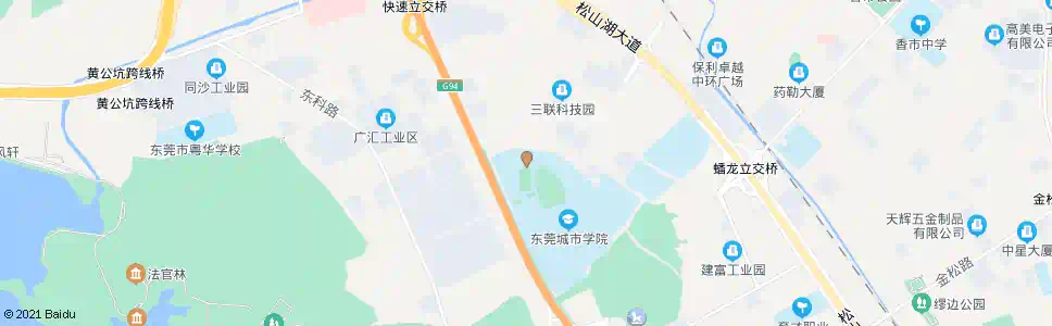 东莞城市学院北门_公交站地图_东莞公交_妙搜公交查询2025