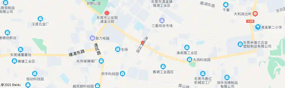 东莞三星村_公交站地图_东莞公交_妙搜公交查询2025