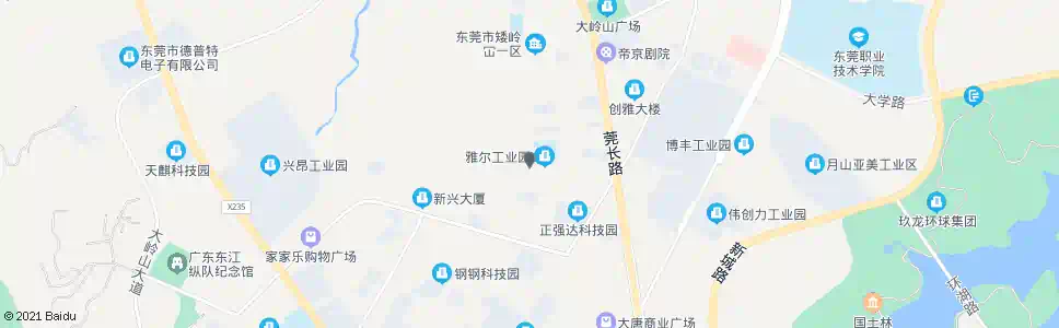 东莞白泥山北路_公交站地图_东莞公交_妙搜公交查询2025