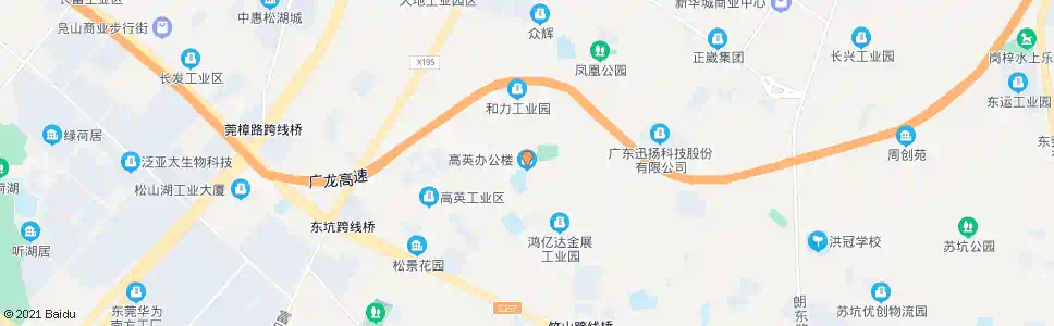 东莞高英村_公交站地图_东莞公交_妙搜公交查询2025