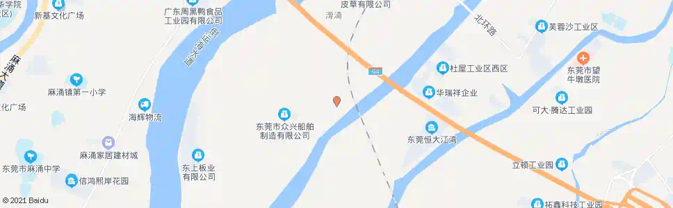 东莞东涌新华业站_公交站地图_东莞公交_妙搜公交查询2025