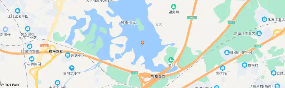 东莞雁田水库_公交站地图_东莞公交_妙搜公交查询2025