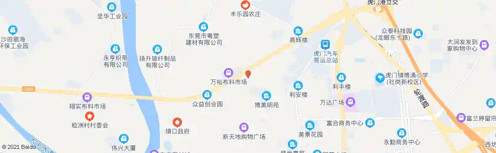 东莞富田制衣厂_公交站地图_东莞公交_妙搜公交查询2025