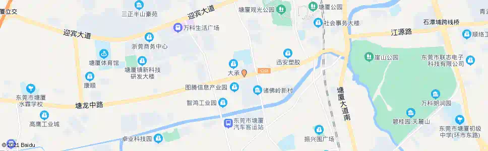 东莞隆景花园_公交站地图_东莞公交_妙搜公交查询2025