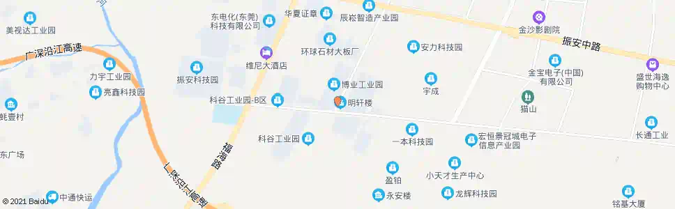 东莞上沙第一社区卫生站_公交站地图_东莞公交_妙搜公交查询2025