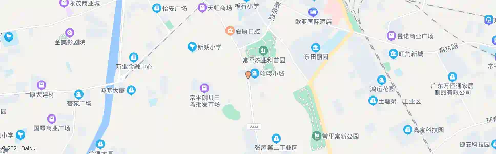 东莞金碧花园_公交站地图_东莞公交_妙搜公交查询2025