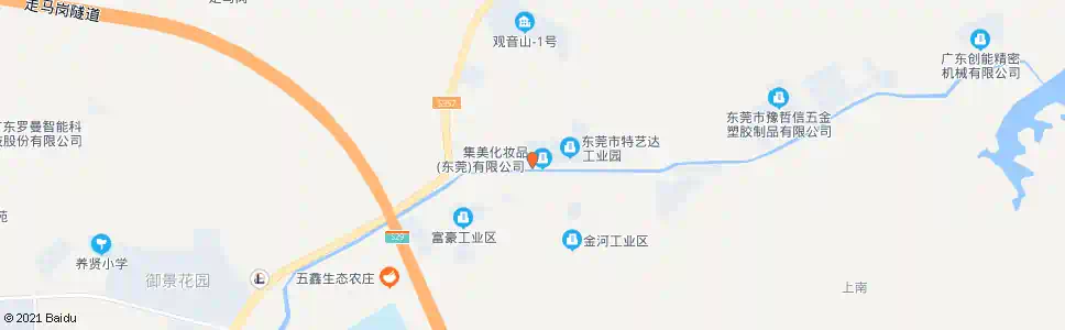 东莞古坑工业区_公交站地图_东莞公交_妙搜公交查询2025